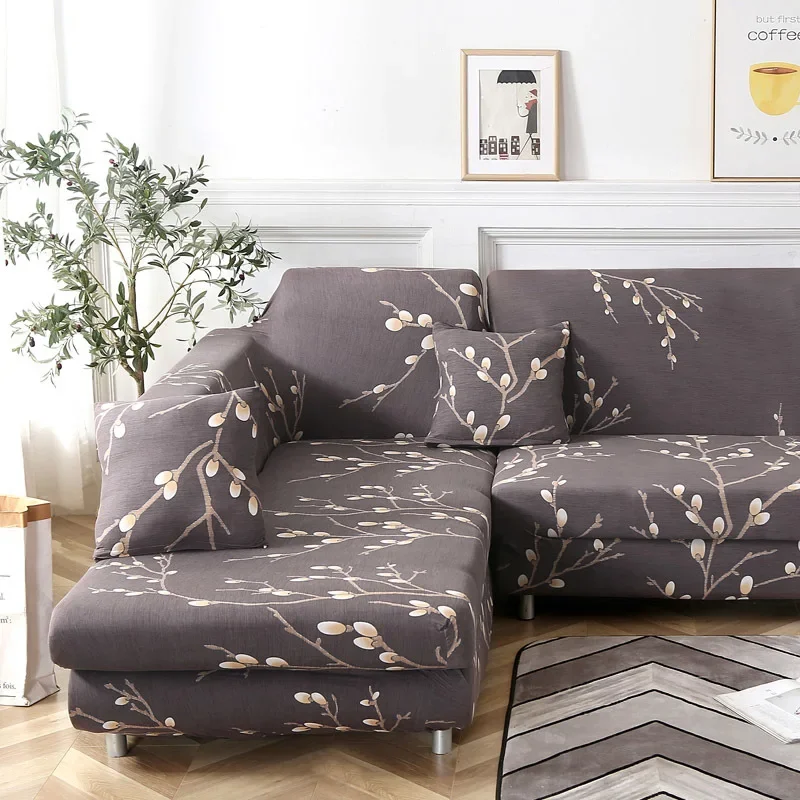 Slipcover Non-slip Elastic Sofa Cover Stretch Polyester Four Season All-inclusive Stretch Sofa Cushion Sofa Towel 1/2/3/4-seater