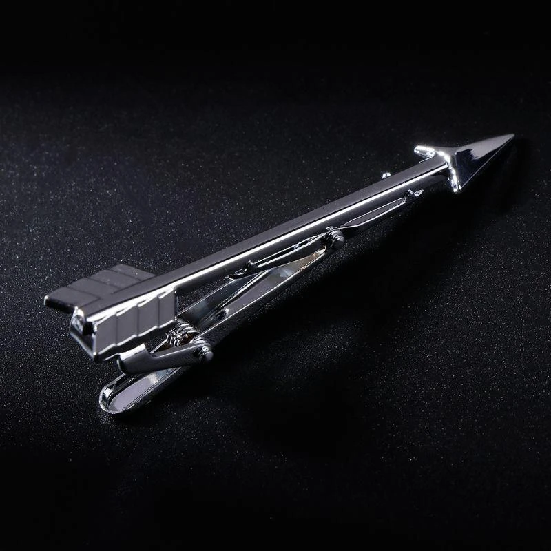 Tie Clips for Men Clasp Pins Gold Silver Necktie Tie Bar Pinch Clips for Wedding Anniversary Business Daily Life
