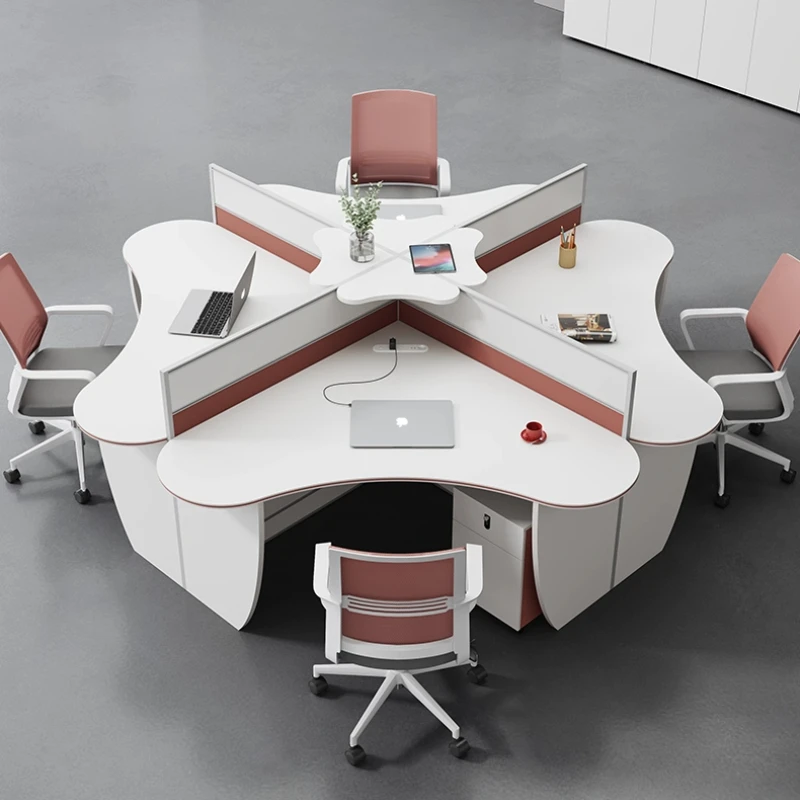 Screen staff desk 1 2 4 person Office table computer desk Table pliante office tables Room desks study desks Office Furniture