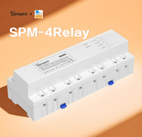 SONOFF SPM-Main/4Relay Stackable Power Meter WiFi Smart Overload Protection Metadata Monitoring Electricity Statistics APP Check