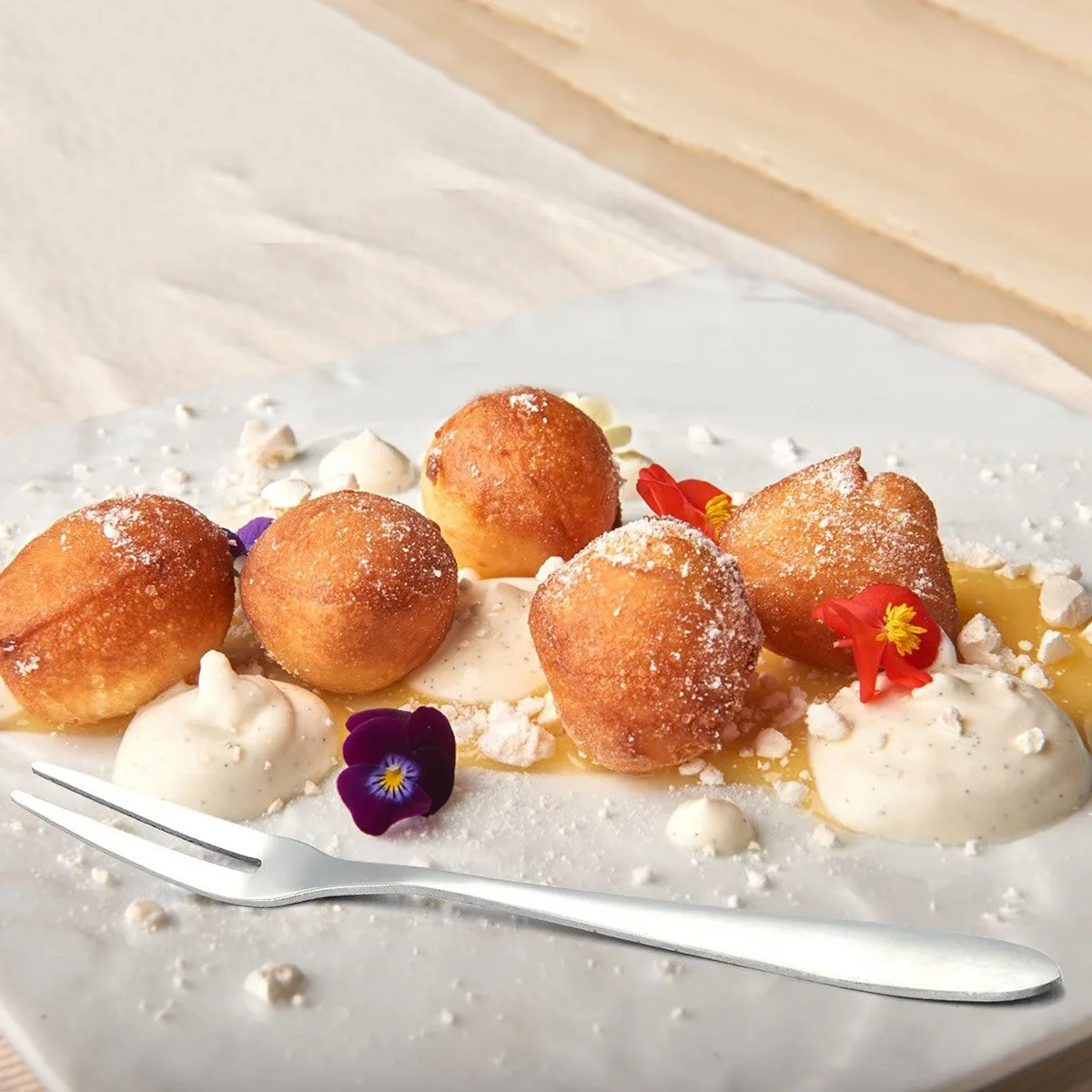 N89R デザートフォーク 12本 5.1インチ ステンレススチール ミニサラダ フルーツフォーク テイスティングフォーク カクテルフォーク