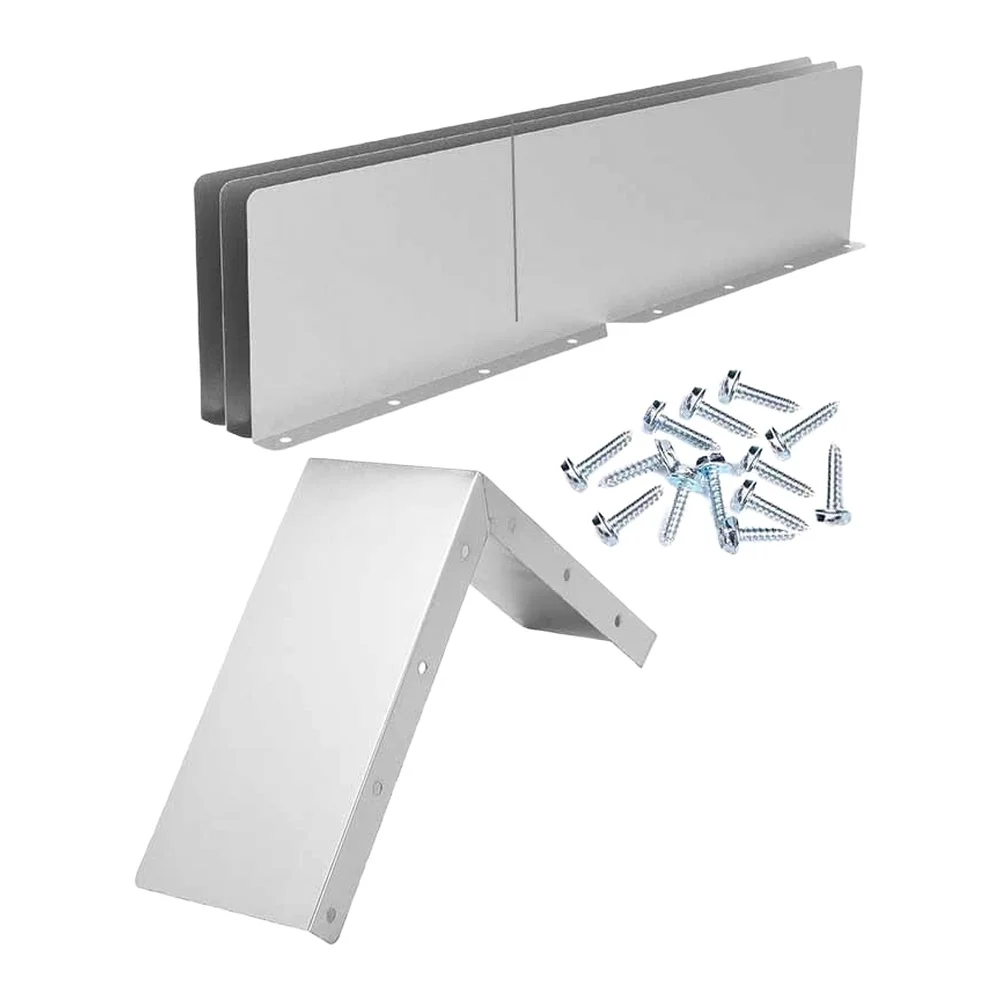 

Дефлекционная пластина для дождевой воды Защита желоба от дождя Дефлектор воды Водостойкая труба Дефлектор дождя Перегородки с винтами Садовые детали