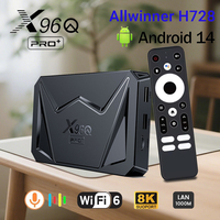 Android 14.0 X96Q PRO PLUS Media Player Allwinner H728 TV Box Octa-core 8K@24fps 4G 32G 64G 1000M Ethernet Wifi6 Set Top Box
