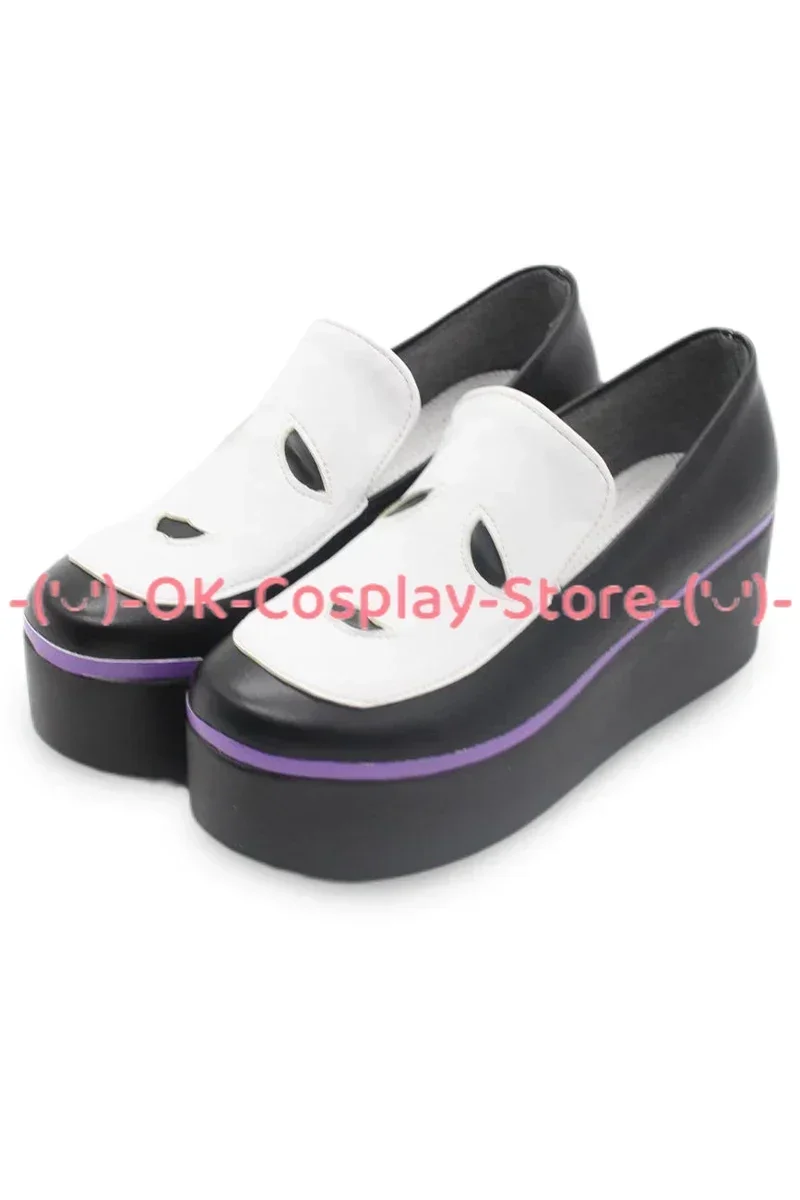 [맞춤형] 프로젝트 세카이 컬러풀 스테이지 아즈사와 코하네 코스프레 신발 게임 롤플레이 의상 소품 카니발 파티 PU 가죽 부츠