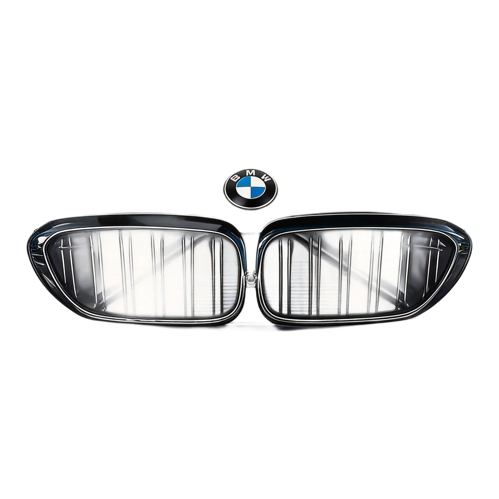 Support Grill Bar V Wrap Trim Kit 2 Pieces ABS Construction for BMW F20 F21 F22 F23 F24 F30 F31 F32 For F33 F34 F35 F36 F40 F44
