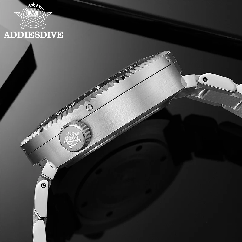 ADDIESDIV2025 New 8215 Movement 200m Waterproof BGW9 Blue Luminous Luxury Diving Automatic Watch Stainless Steel Sapphire AD2523 image 3