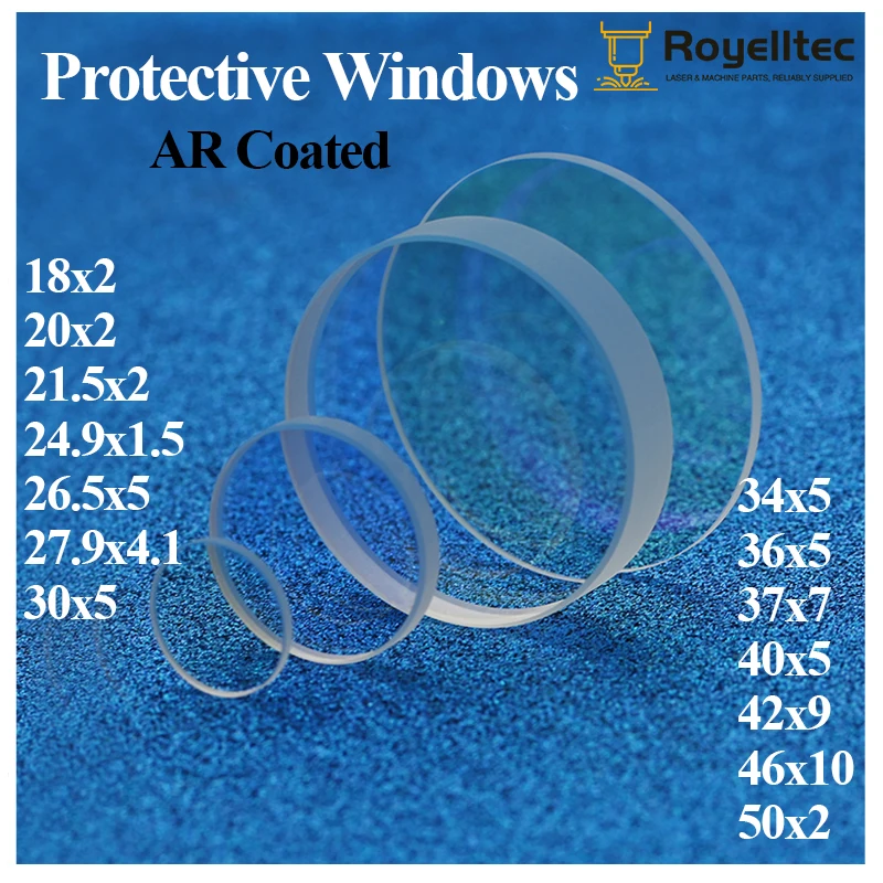 Fiber Laser Protection Window Protective Windows Lens For WSX Precitec Raytools WSX Bodor Amada Mazak Trumpf Laser Cutter Head
