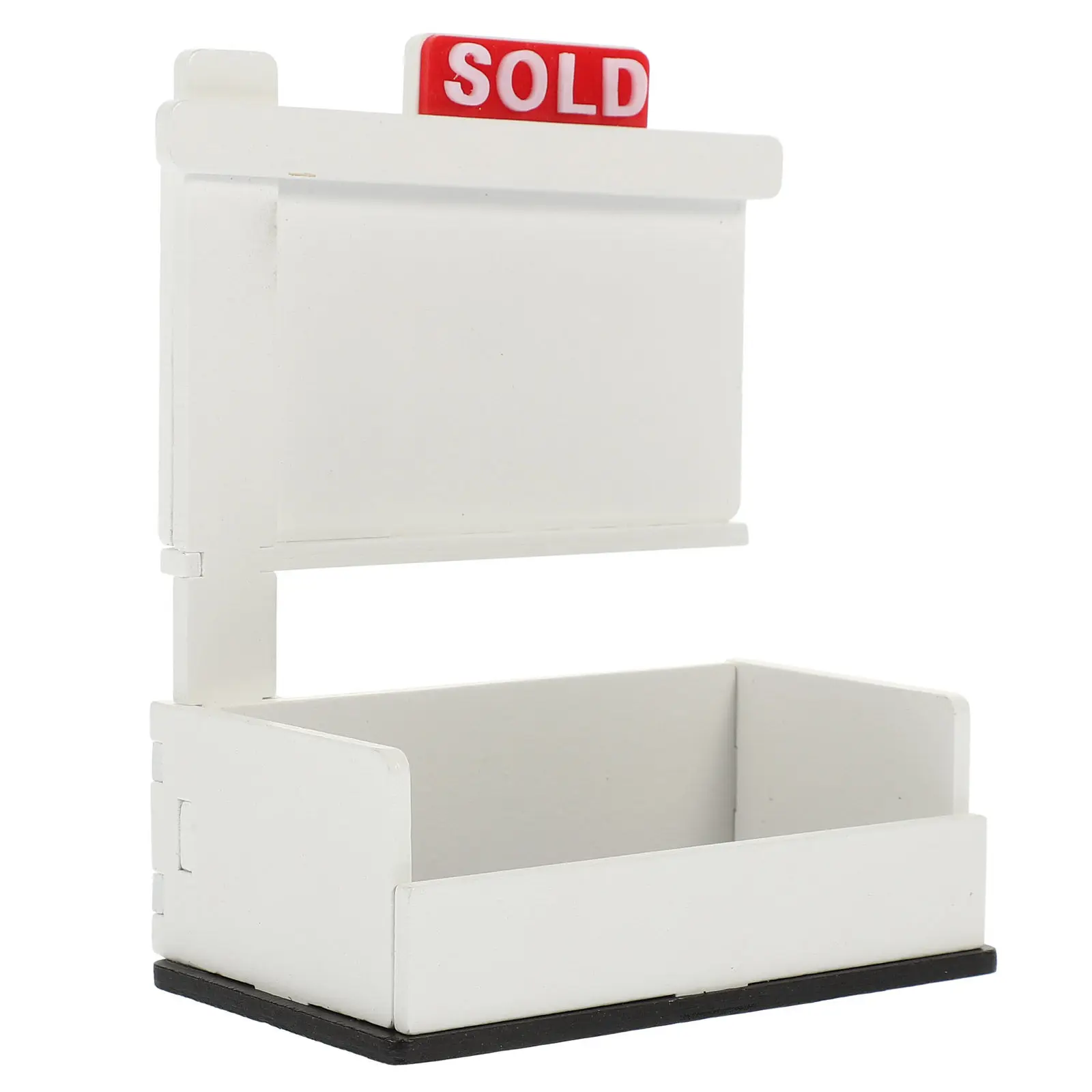 

Wood Double Layer Business Card Holder Desktop Organizer Storage Stand Large Capacity Office Cards Display Real Card