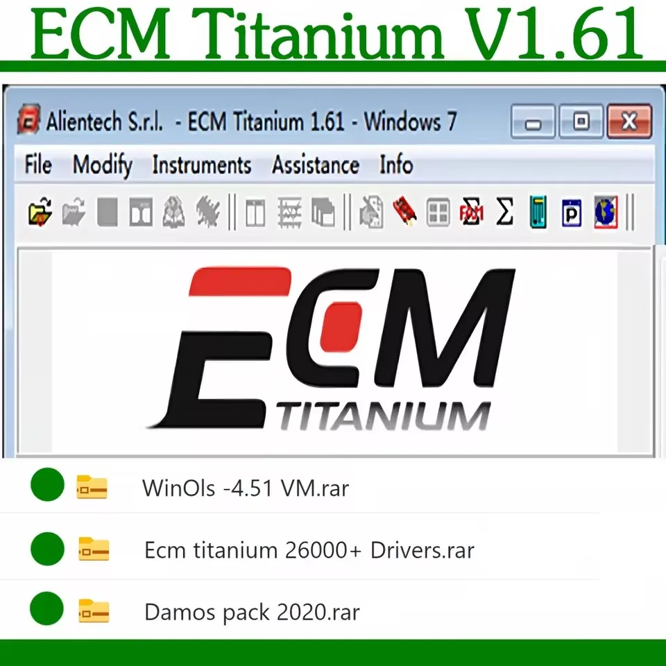 2026 is hot! ECM TITANIUM 1.61 has 26000+drivers ECM 18259+drivers for ECU tool sending links support Windows 7/8/10