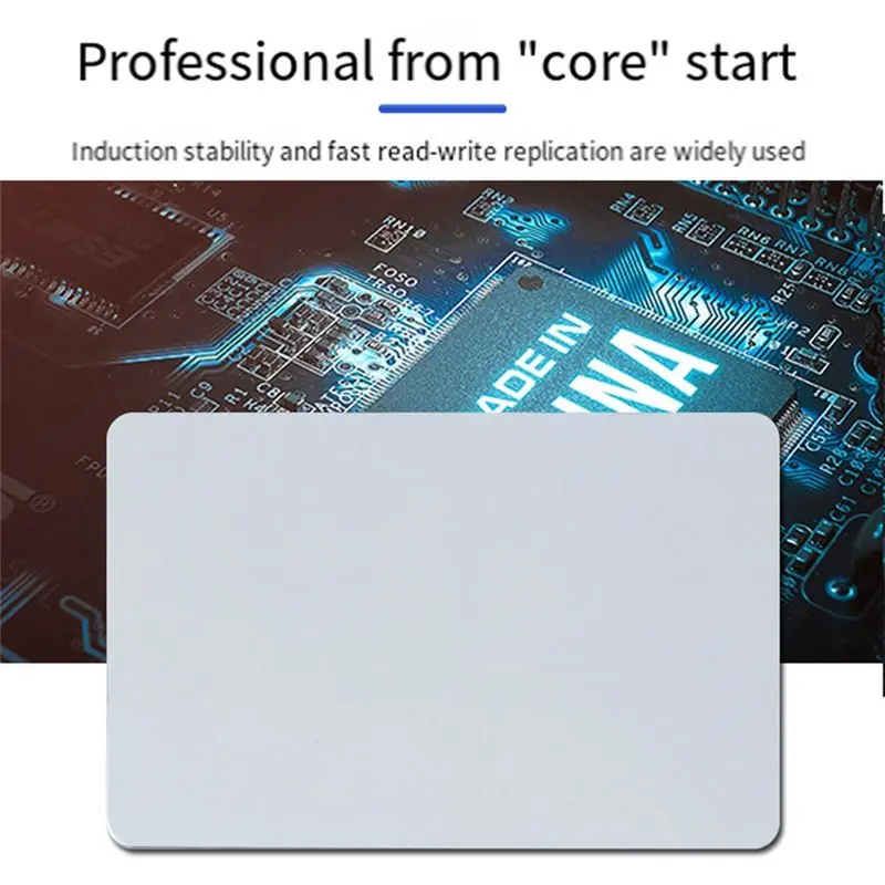 B04B-T5577 White Card Thin Card ID Smart Card Proximity Access Card Rfid Card RFID Card Can Be Copied Multi-Function Door Car Du