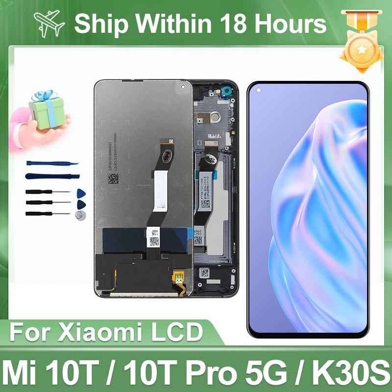 Choice 6.67'' For Xiaomi Mi 10T 5G LCD M2007J3SC 10T Pro 5G Display For Redmi K30s M2007J3SG LCD Display Replacement Parts