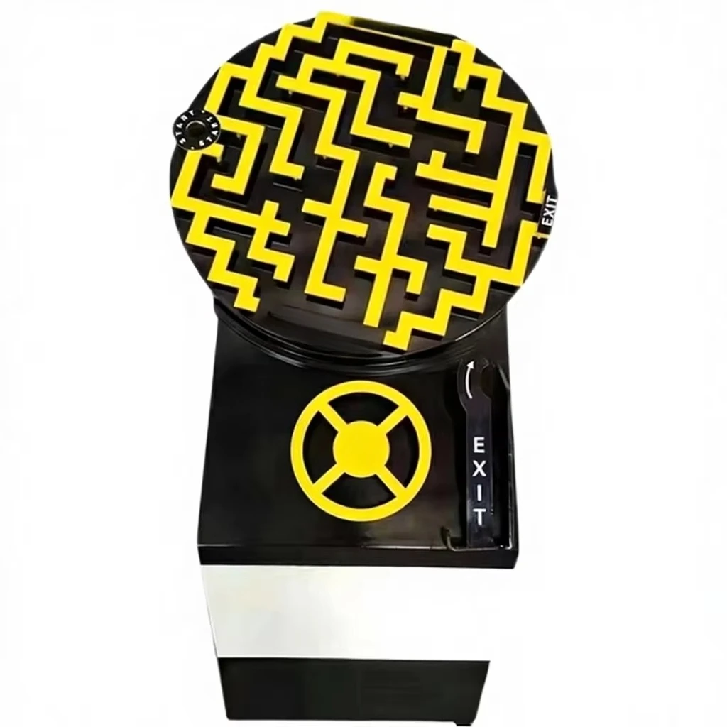 Amusement Park Funny Gravity Beads Blocks Construction 3D Puzzle Ball Track Maze Runner Game Machine PE Material School Use
