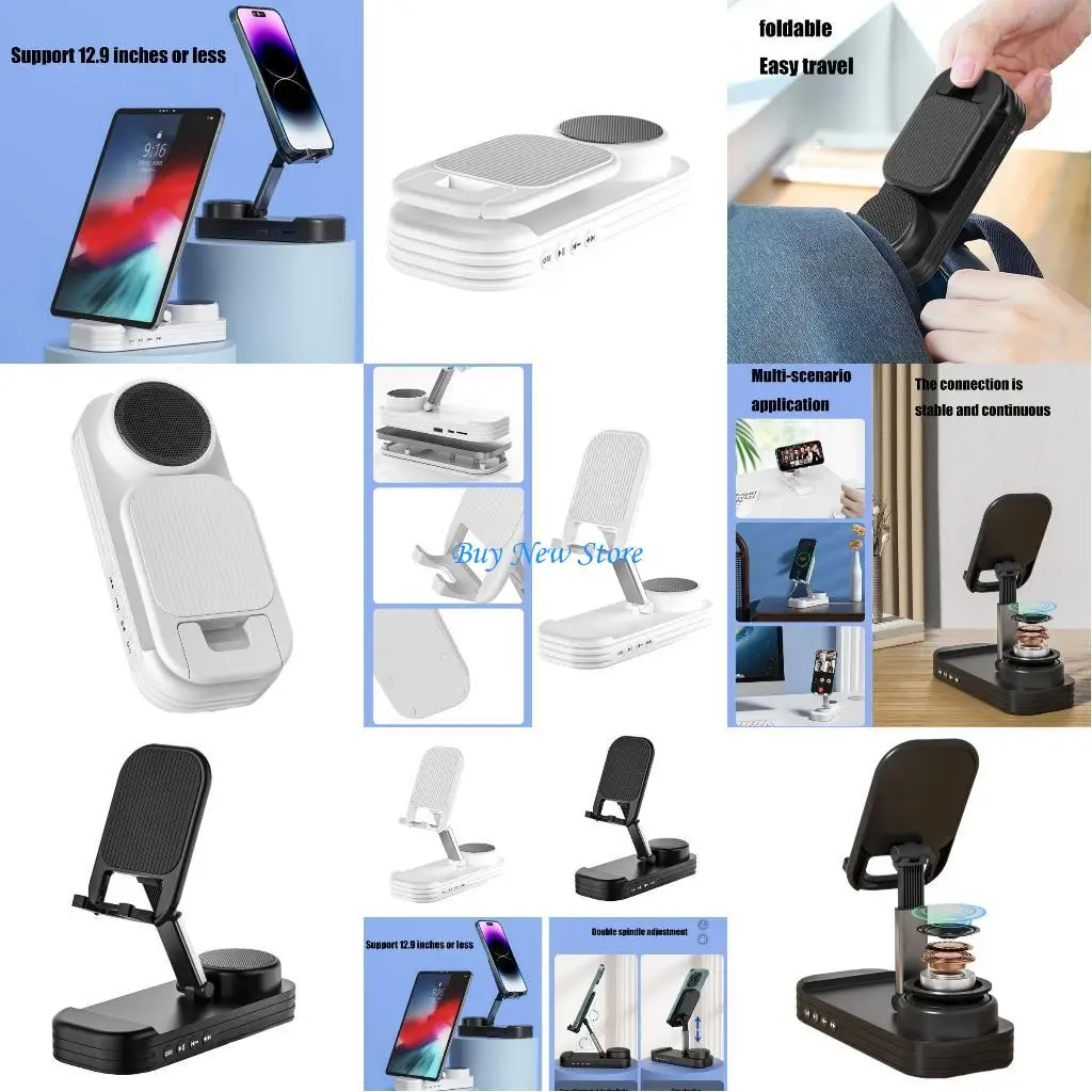 

20 динамиков CE со встроенной подставкой для телефона Превосходное качество звука Регулируемый держатель подставки для работы и