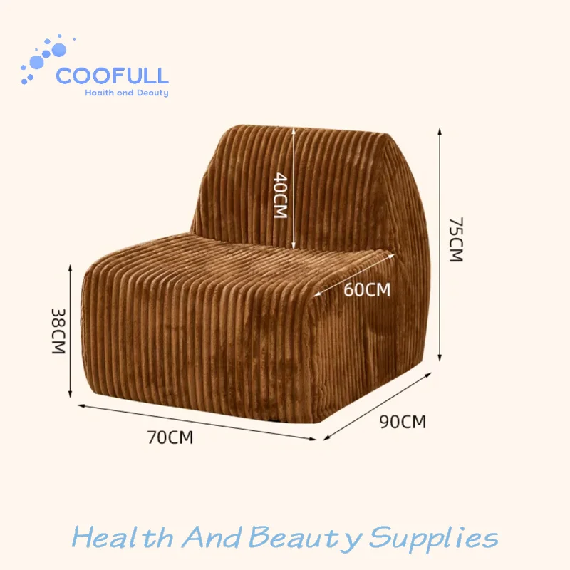 Coofull Sherpa Chenille Compressed Sofa Nordic Block Style Frameless Vacuum Packed Lazy Sofa in a Box for Wholesale Export