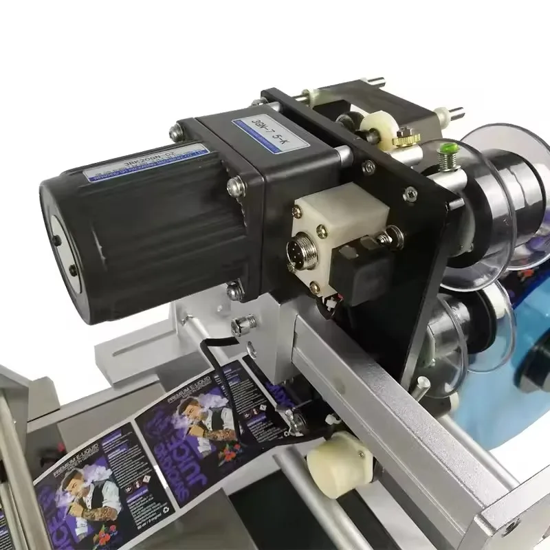

Semi-automatic Round Bottle Coding and Labeling Machine MT50 Self-adhesive Label Small Glass Bottle Manual Labeling Machine