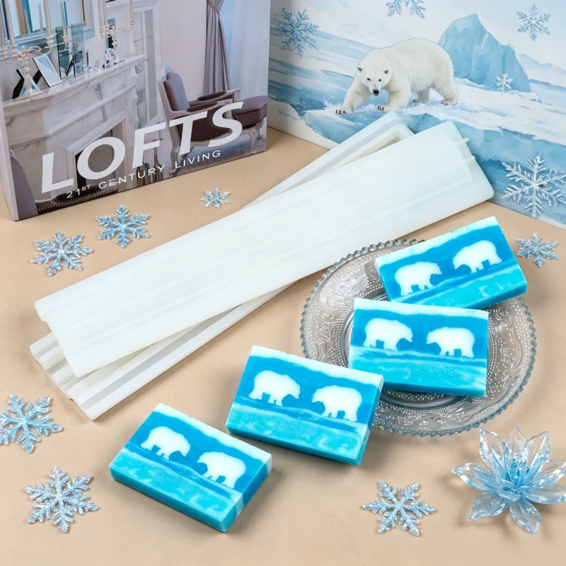 Polar Bear Shapes Silicone Soa - Soap Making Youtube review and price