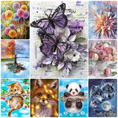 quebra-cabeca-floral-e-animal-em-estilo-vintage-realista-multi-grid-para-estudo-e-decoracao-de-parede-de-sala-de-cha-retro