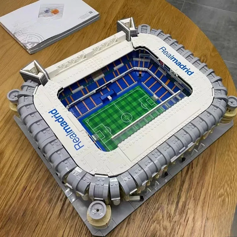 

5876 шт., модель креативной серии Bernabeu, стадион, головоломка для мальчика, сборка, строительный блок, модель, подарок на день рождения, Рождество 10299