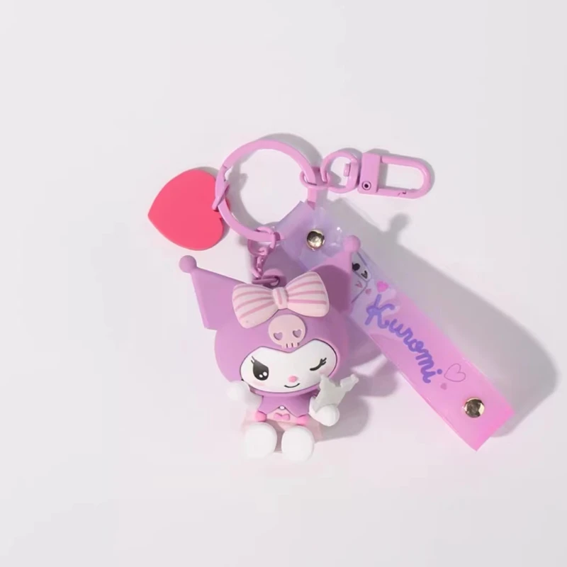 MINISO sanrio kuromi sweetheart series pendant my melody kawaii cute Melody keychain bag decoration anime girl birthday gift