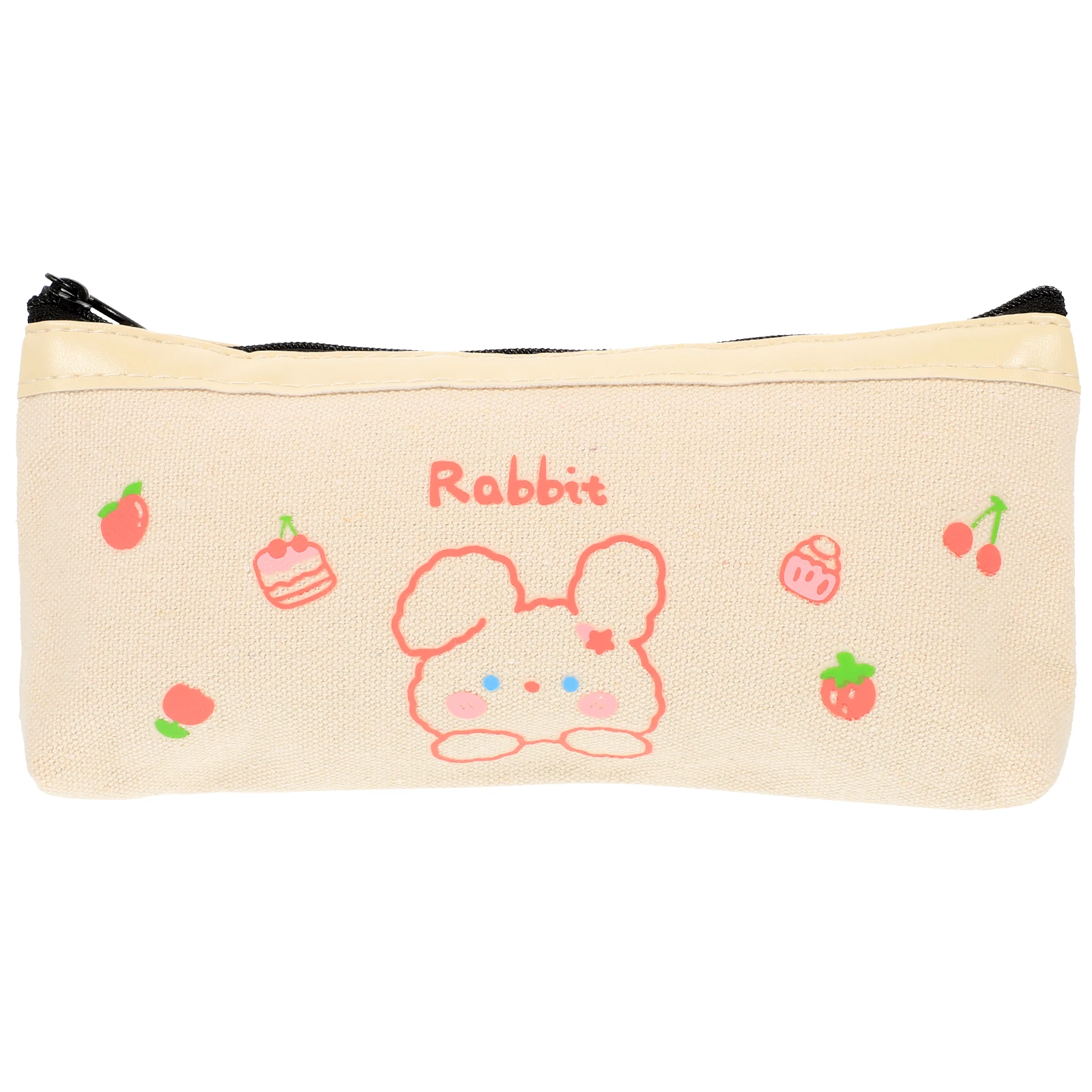 Pencil Case Stationery Organizer Large Capacity Lightweight Portable Zipper Bag Lovely Pattern Kids Practical Storage Pouch