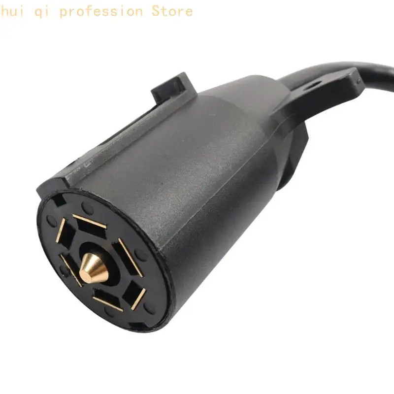 7-Wege-Steckdosenadapter für Anhänger 12V Verdrahtungsanschluss mit Montageflansch H8WE – Detail 8