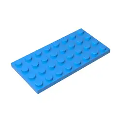 Gobricks 1 Pcs MOC Plate 4 x 8 Bricks Compatible With 3035 Model Building Blocks Parts Children Assembles Puzzle Birthday Toys