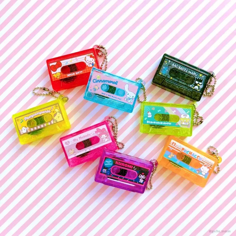 مرحبا كيتي القرفة دور الشريط النمذجة قلادة Gashapon Kawaii عمل نموذج لجسم اللعب