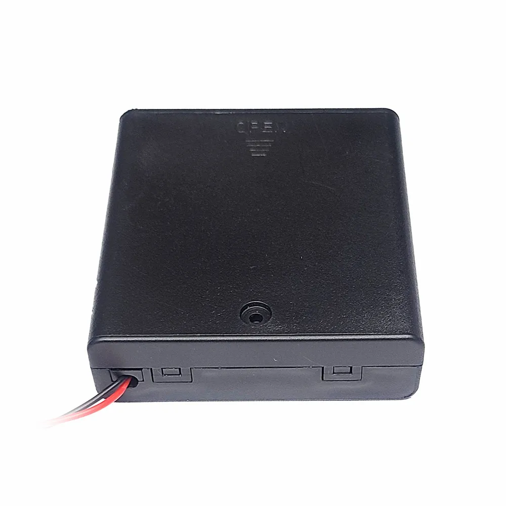 AA AAA Battery Box Module for DIY Intelligent Car Remote Control 2X 3X 4X with Cover On Off Switch DC Cable Battery Holder Case
