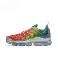 Nike Vapormax Plus Air Rainbow Men's And Women's Running Shoes Simple Versatile Sports Splicing Shock Absorbent Anti Slip