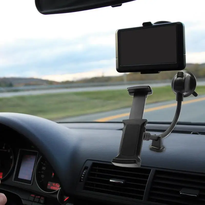 Dashboard Tablet Mount Auto Rugleuning Reizen Tablet Standaard Dashboard Tablet Mount Houder 360 Graden Verstelbare Lange Arm Verlenging