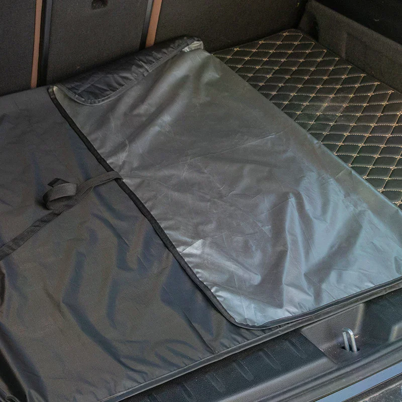 Universal Waterproof Polyester Fiber Cargo Mat Portable Dustproof Luggage Liner Pet Mat For Car SUV Trunk Protection