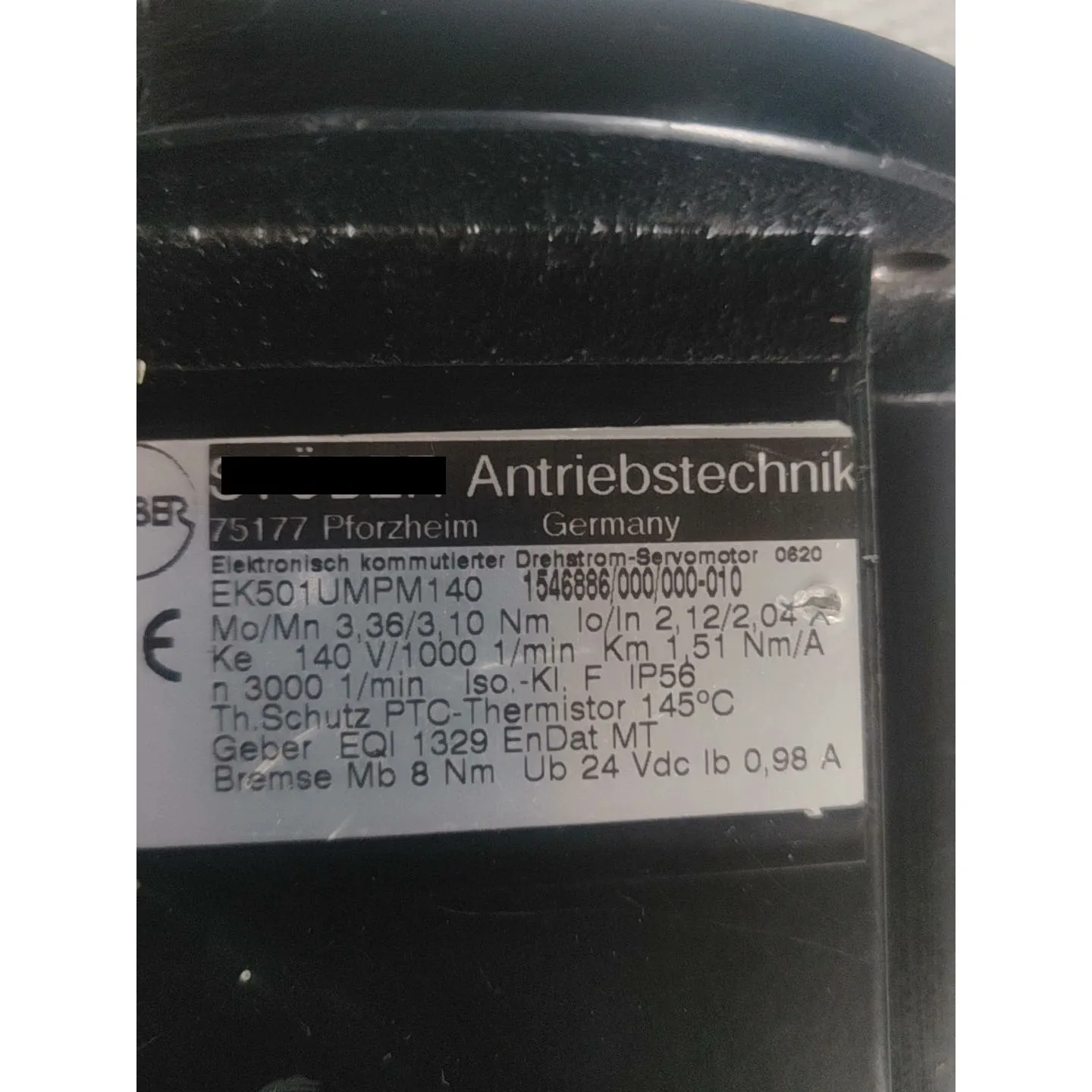 Servomotor EK501UMPM140