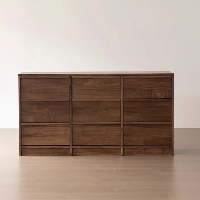 خزانة تخزين متعددة الوظائف بحافة تخزين كلاسيكية من أمريكا الشمالية قابلة للتخصيص على شكل عظمة الكرز