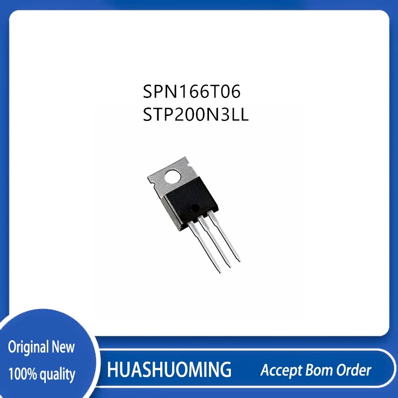 10Pcs/Lot SPN166T06  166T06 STP200N3LL 200N3LL TO-220