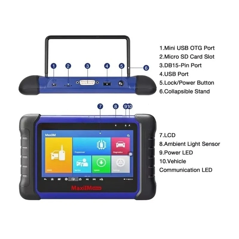 

Autel IM508 XP200 Key Programmer Car Detector&key Anti-theft Matching Detector