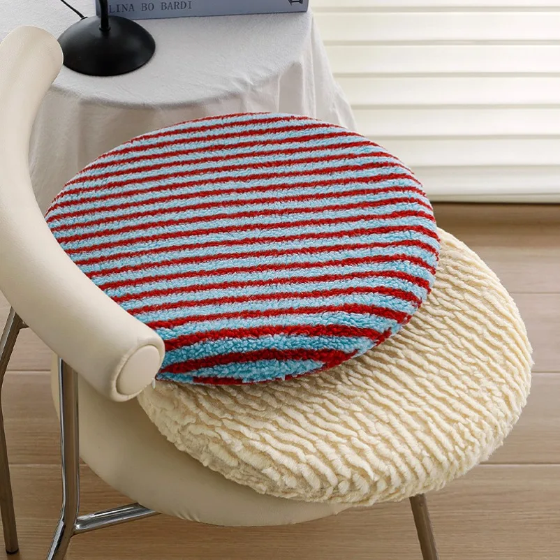 Round Dining Chair, Stool Mat, Bay Window, Non-slip Office Bar, Card Seat, Sedentary in All Seasons