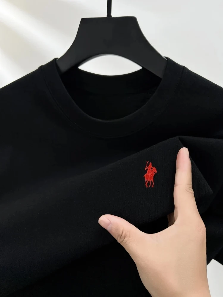 2026 Summer Vintage Oversized Graphic T‑Shirt For Adults Kids Minimal Abstract Emblem Small Logo Loose Short Sleeve Street Tee