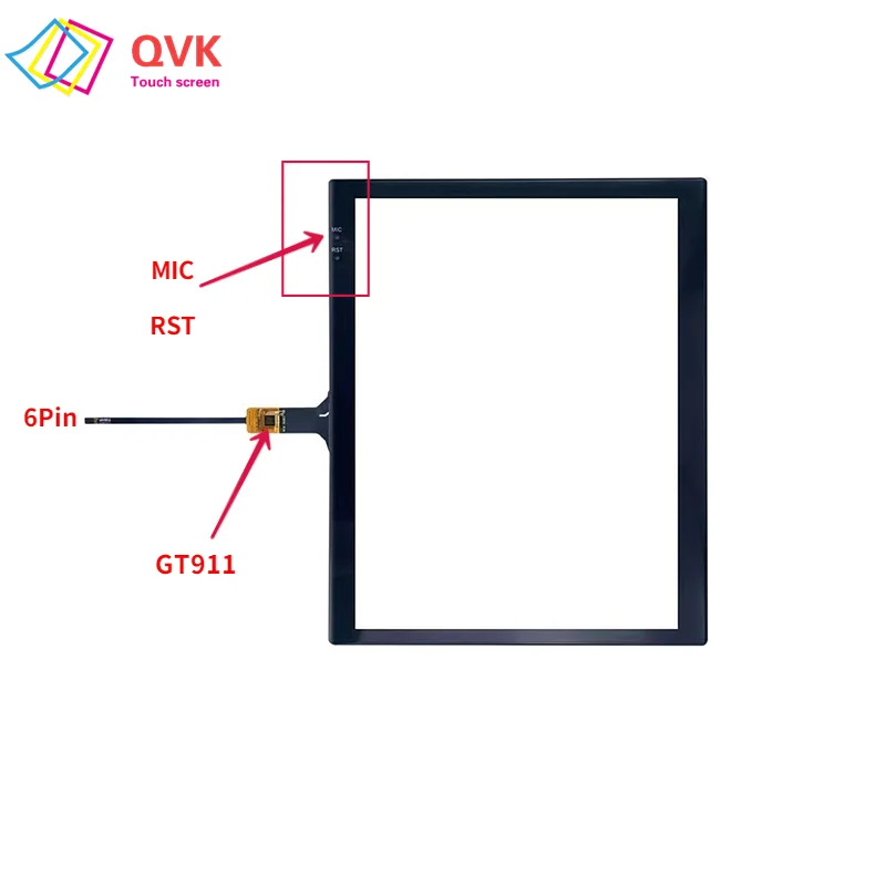 9.7 inch For Ford Fiesta MK7 2009 - 2016 GPS Navigation Car Radio Multimedia Capacitive Touch Screen Digitizer P/N HLC 812-97