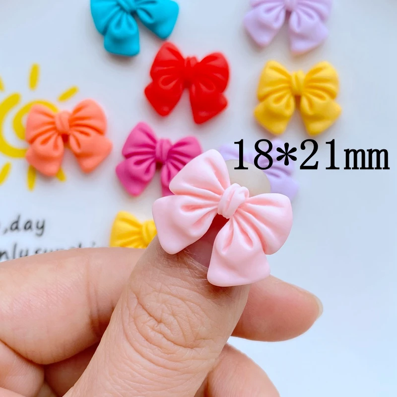 10/20Pcs New Cute Cartoon Mini Bow Series Flat Back Resin Scrapbooking DIY Jewelry Craft Decoration Accessories