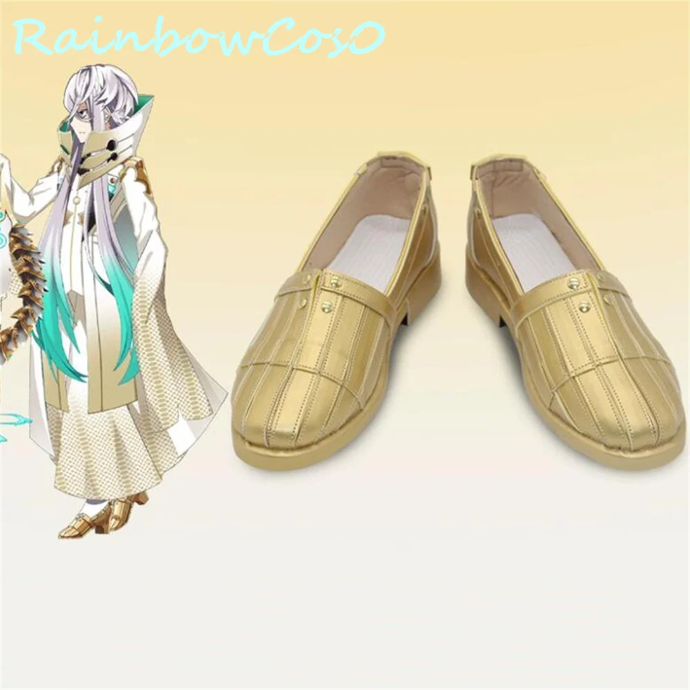 

Asclepius Aesculapius Fate Grand Order FGO Обувь для косплея Сапоги Игра Аниме Хэллоуин Рождество РадугаCos0 W3529