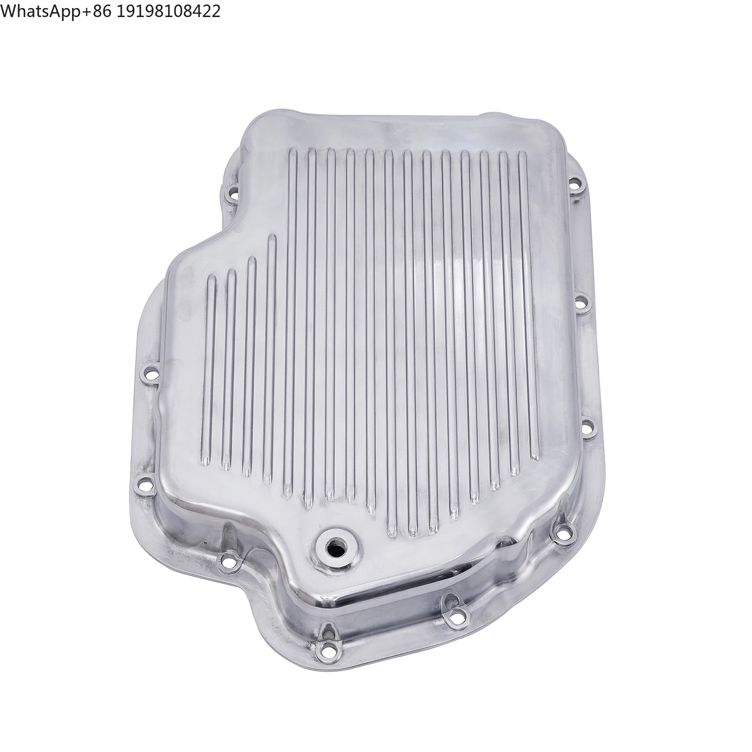 Polished Aluminum for GM 400 Transmission Pan Finned With Gasket and Hardware 8492-POL