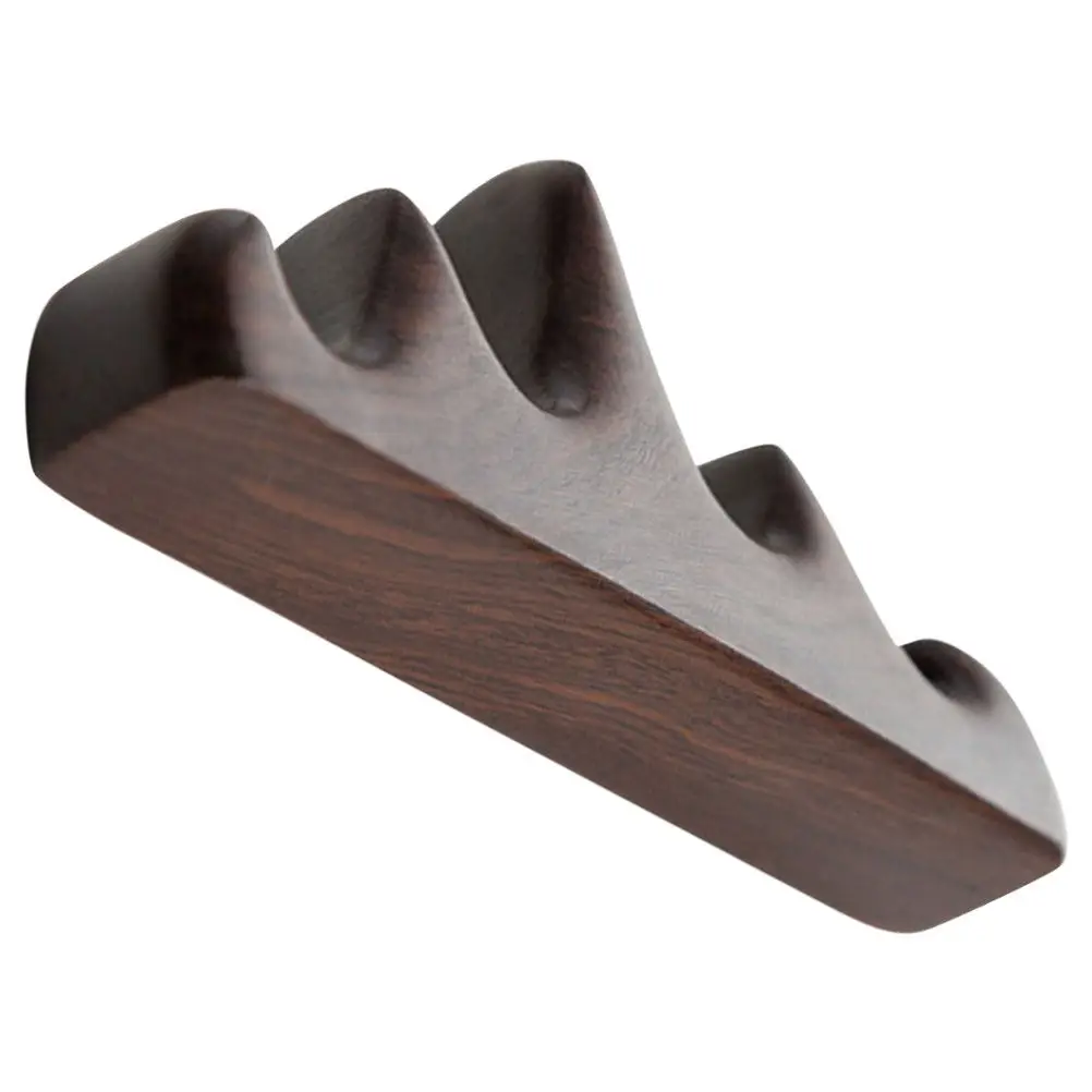

Mountain Shape Wooden Pen Holder Retro Calligraphy Brush Rest For Desk Sumi Painting Organizer Writing Accessory