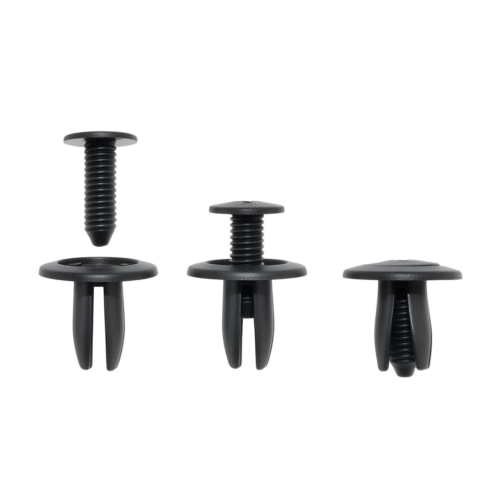 50pcs 6mm Black Rivet Fairing Body Trim Panel Fastener Screw Clips For Honda For Suzuki For Kawasaki Motorcycle Accessories Part