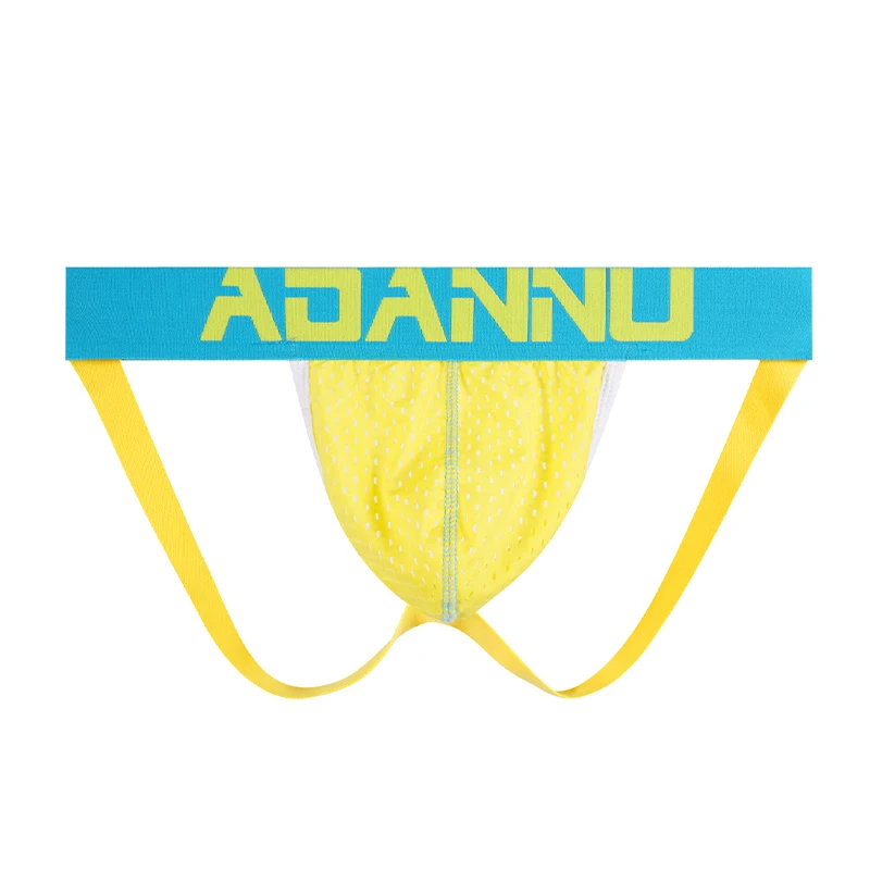 

CMENIN 1Pcs Cotton Men's Thongs Sexy Jockstrap Underwear Mens Panties Breathable Mesh Crotch Man Underpants Low Waist Man Thongs
