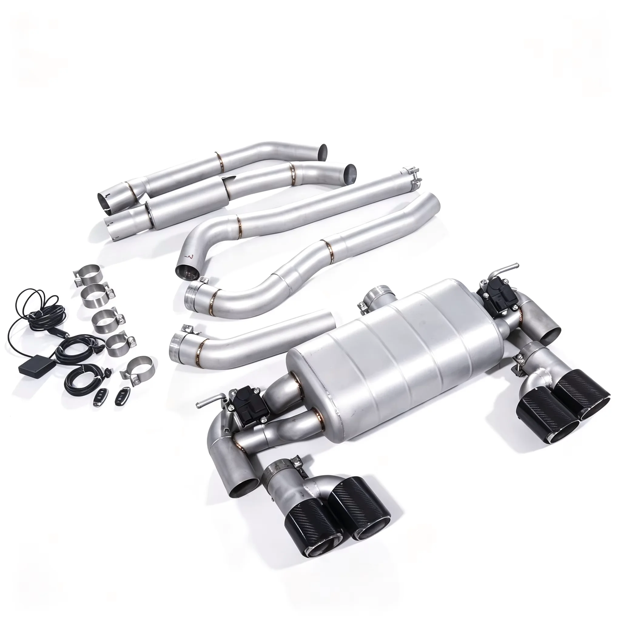 Exhaust  Pipe for 2018 BMW M240I F23 B58 3.0T with 304 Stainless Steel, with resonator catback Exhaust system ,Customizable