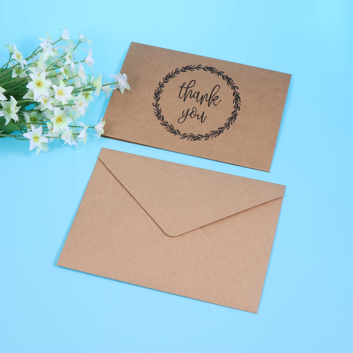 

Kraft Paper Envelope Kraft Paper Card Kraft Envelope Thank You Card Kraft Writing Card Kraft Writing Paper