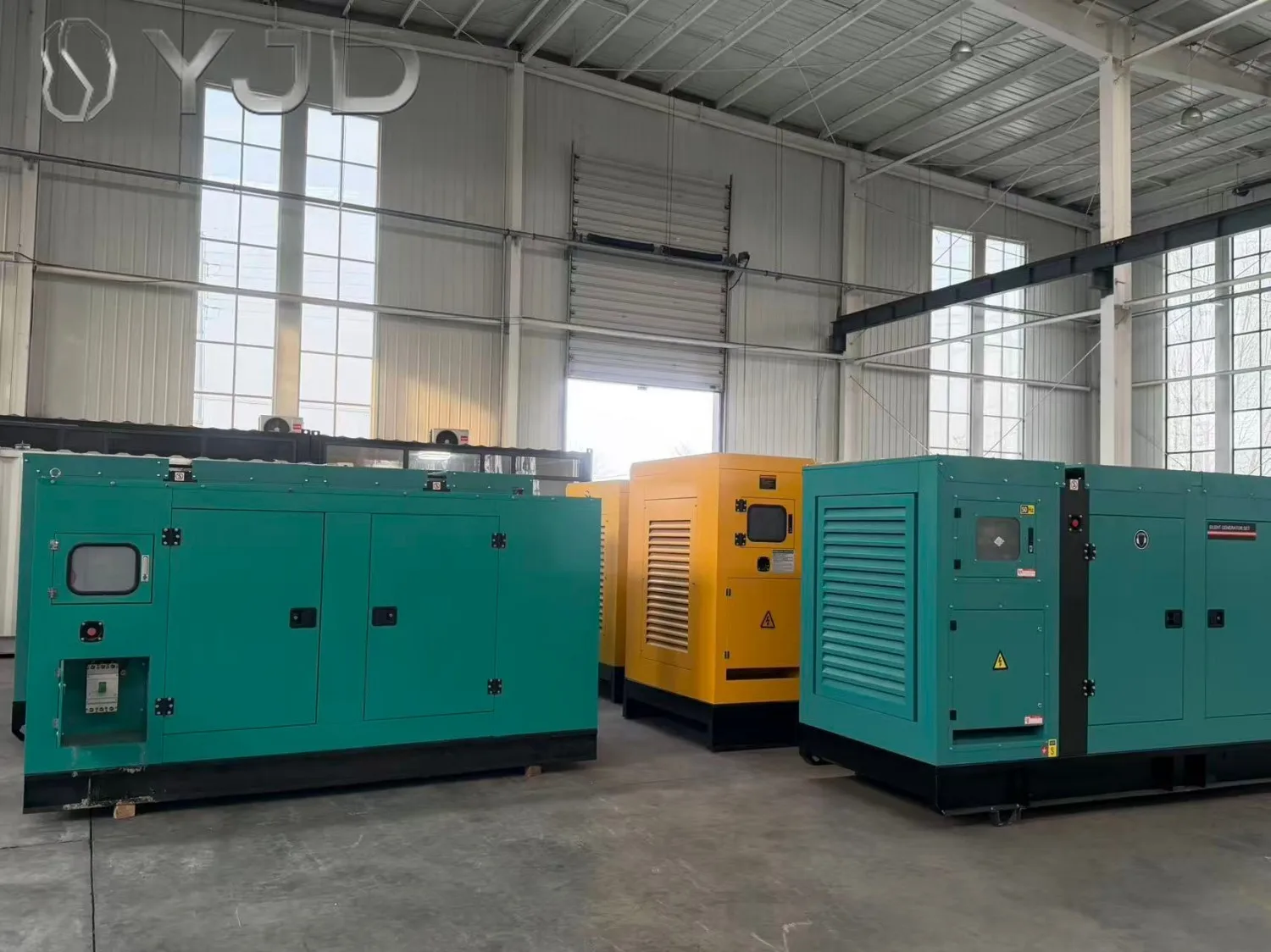 Heavy-Duty Silent Canopy Genset 80kVA for Construction & Rental Industry with Towable Skid Base