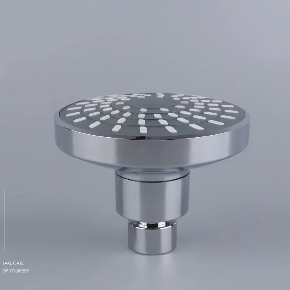 調整可能な壁掛け式レインシャワーヘッド,バスルーム用ラウンドシェイプ,9.5cm, 1個