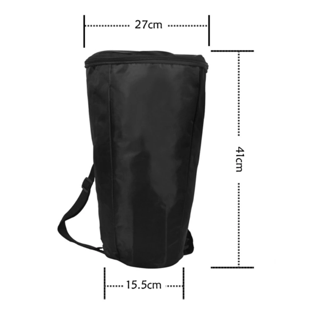 A64T HK.LADE 8 بوصة Djembe طبل حقيبة حمل ، المحمولة مقاوم للماء الأسود الكتف الأفريقي طبل حقيبة ملحقات الآلات الموسيقية
