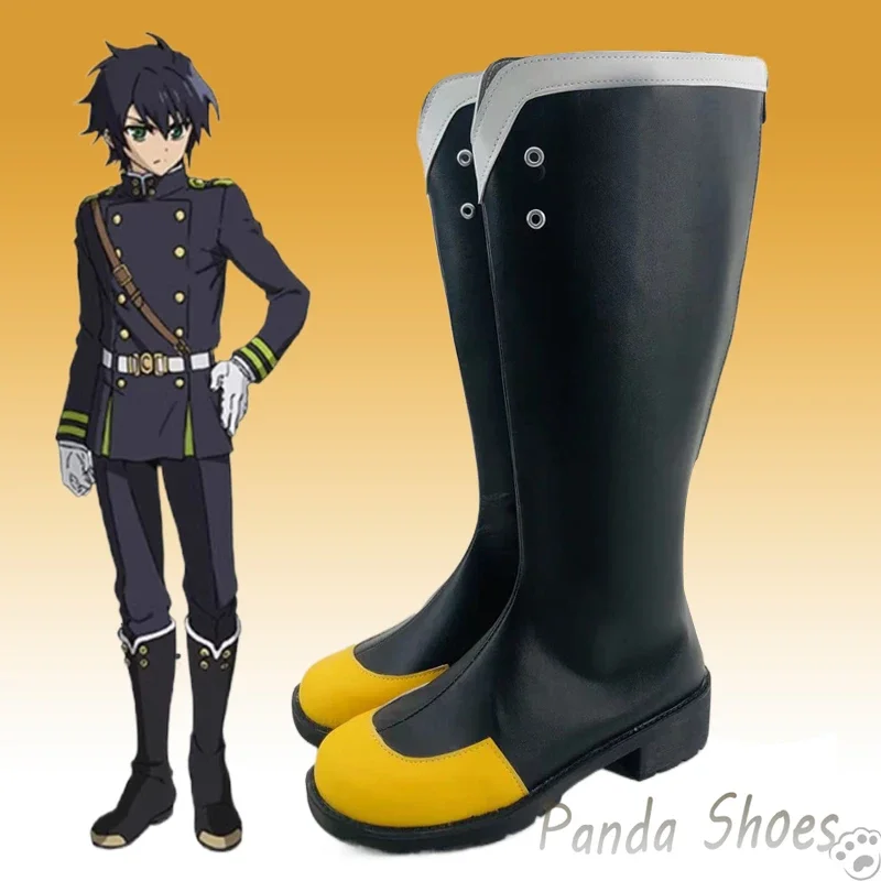 

Аниме «Серафим конца» Hyakuya Yuichiro Обувь для косплея Аниме-игра Cos Comic Косплей Костюм Опора Обувь для вечеринки на Хэллоуин